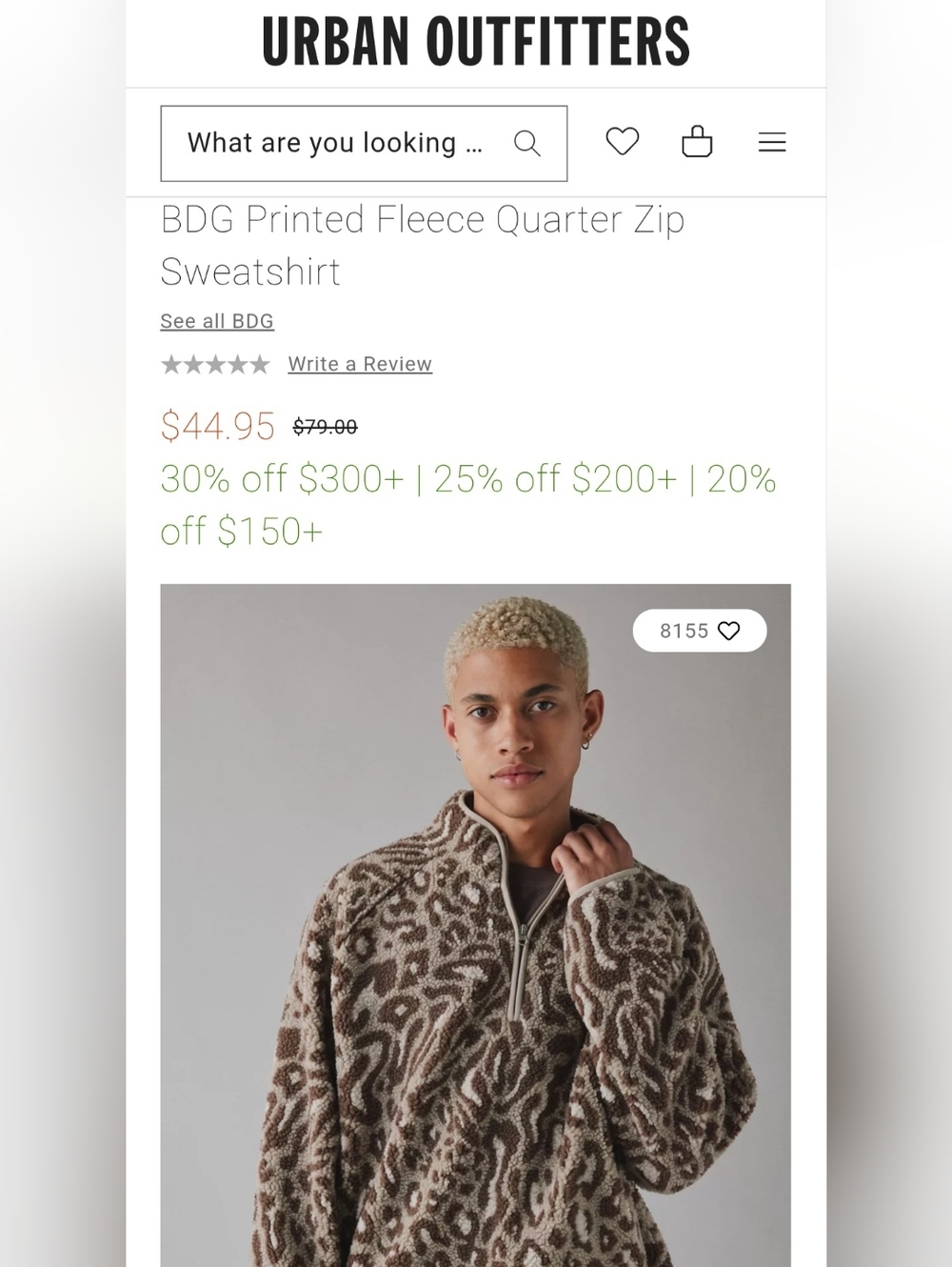 Plush fleece pullover sweatshirt by the essential BDG, only at Urban Outfitters.